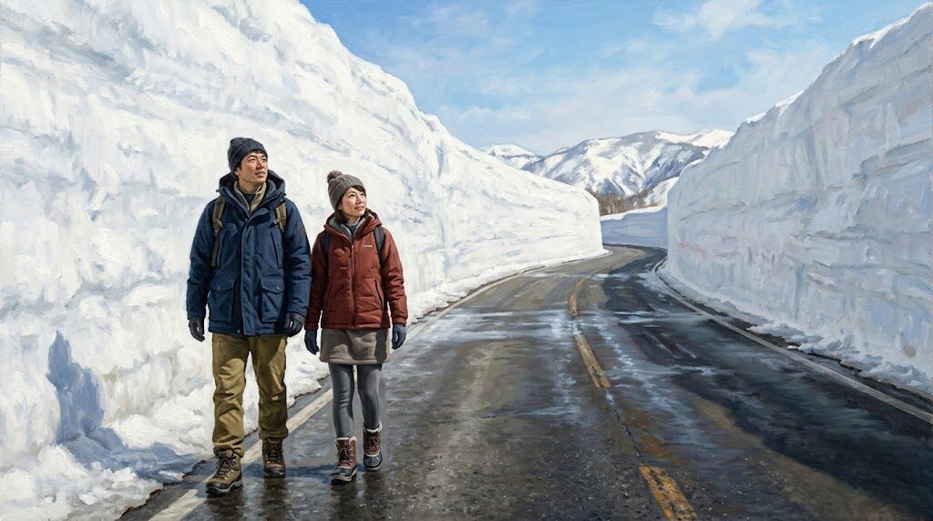 草津温泉の雪はいつまで？雪の回廊の見頃と服装や路面凍結ガイド