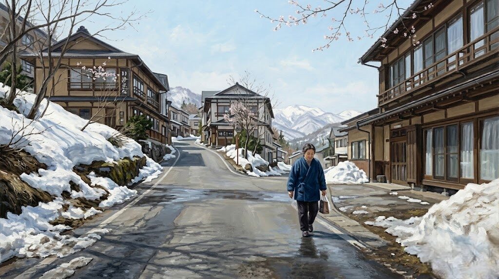 草津温泉の雪はいつまで降る?春の積雪や道路状況を解説