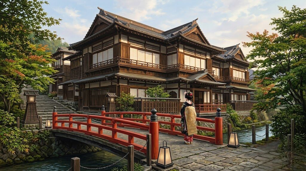 伊香保温泉で千と千尋の旅館と言えば横手館と赤い橋