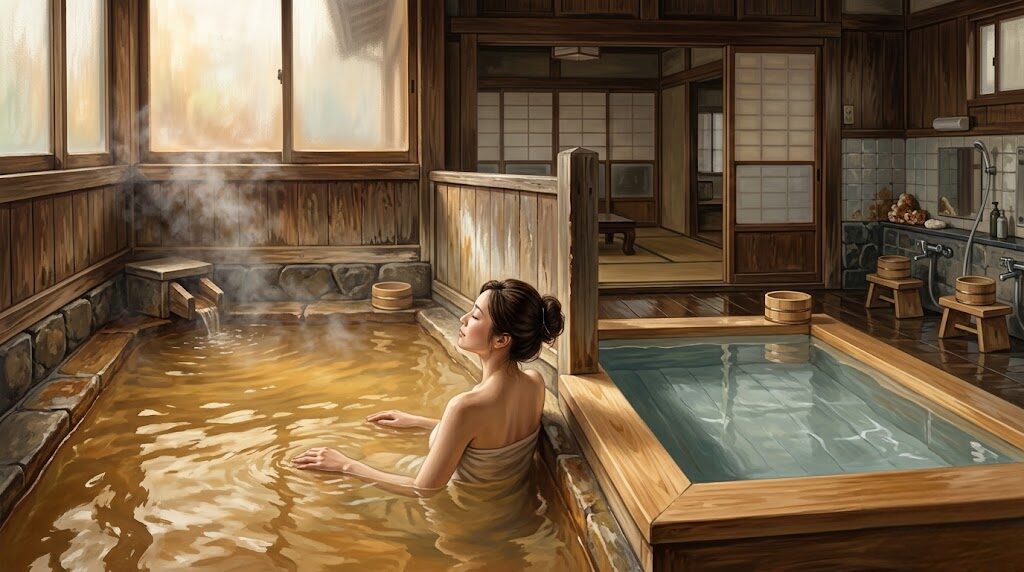 黄金の湯と白銀の湯が織りなす薬湯のような癒やし