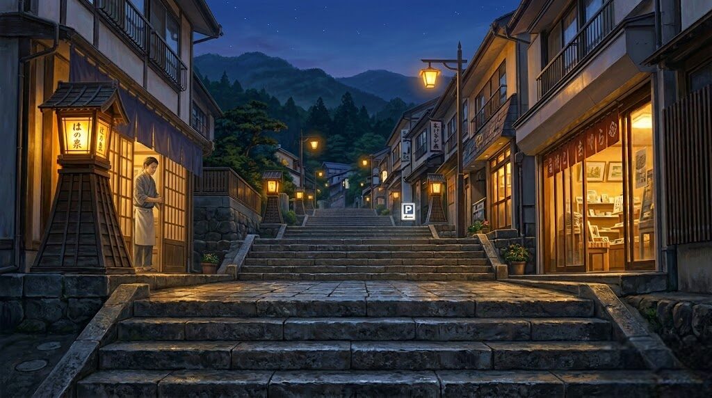 伊香保温泉石段街は夜何時まで？夜ご飯と駐車場の注意点