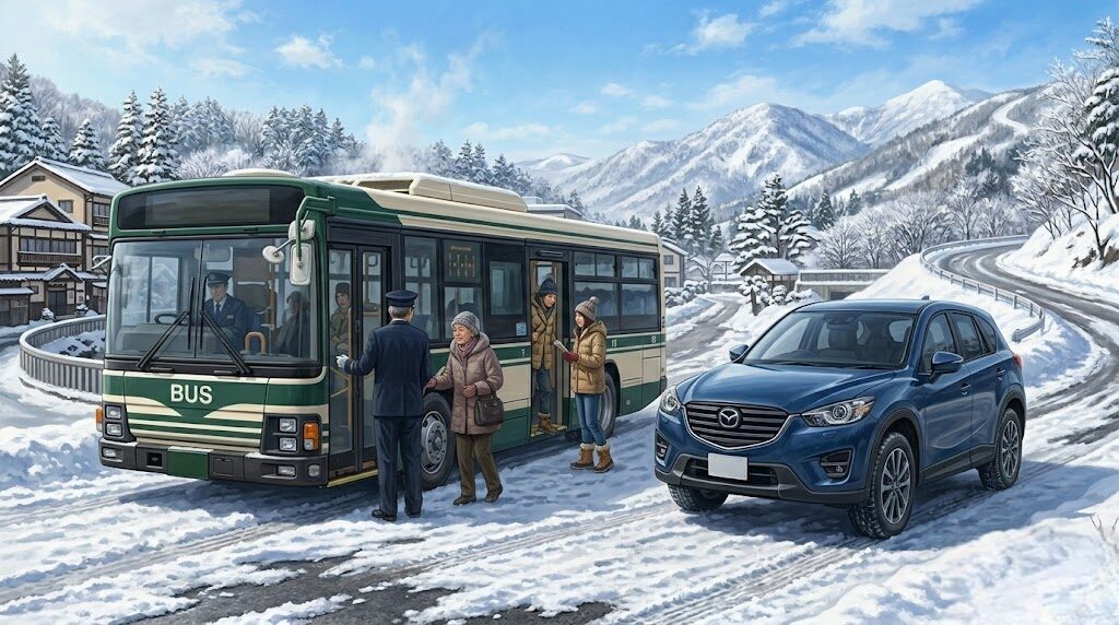 草津温泉から万座温泉へのアクセスと移動手段の基本