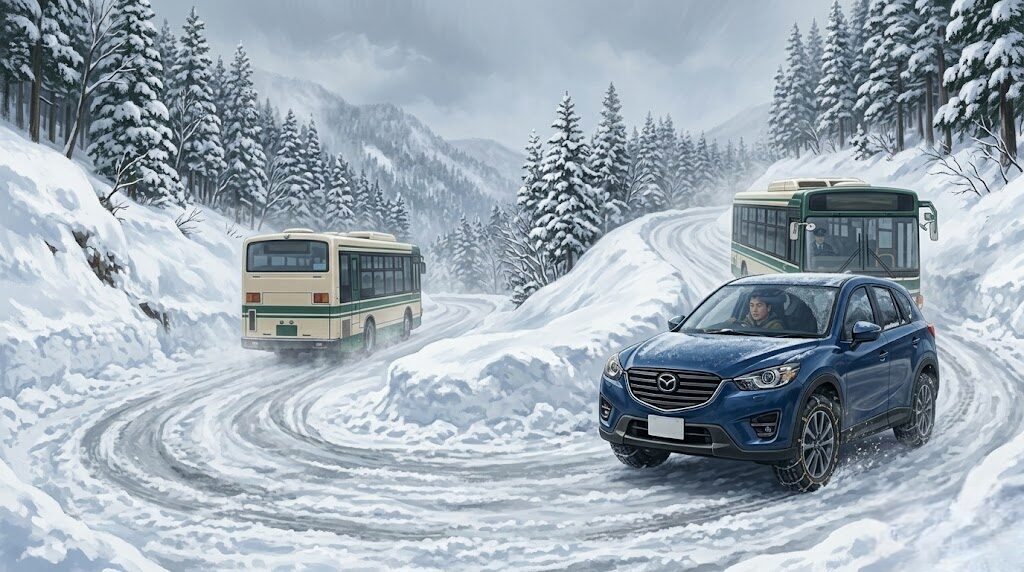 冬季の草津温泉から万座温泉へのルートと注意点