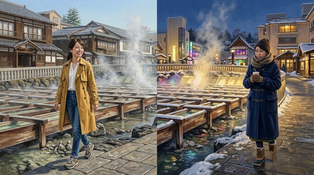シーン別に見る草津温泉の天気や服装のポイント