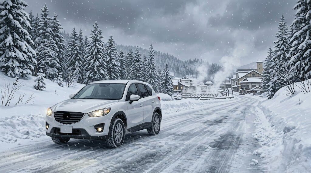 草津温泉へ車で行くのは危ない？冬の積雪・凍結リスクと回避策を解説