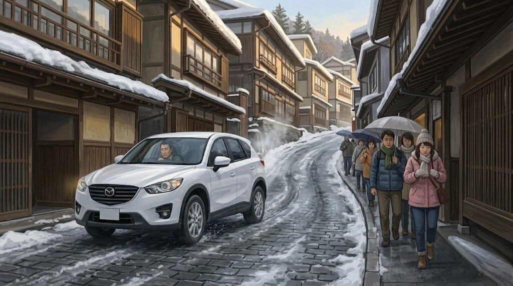 草津温泉で車を運転するのが危ない場所と事故対策