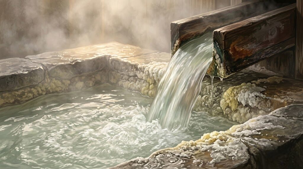 湯畑源泉を直接引く温泉の質の高さと客観的評価