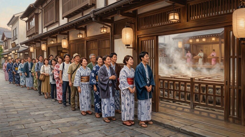 湯もみショーは何分前に並びますか？混雑回避と良席確保の攻略法