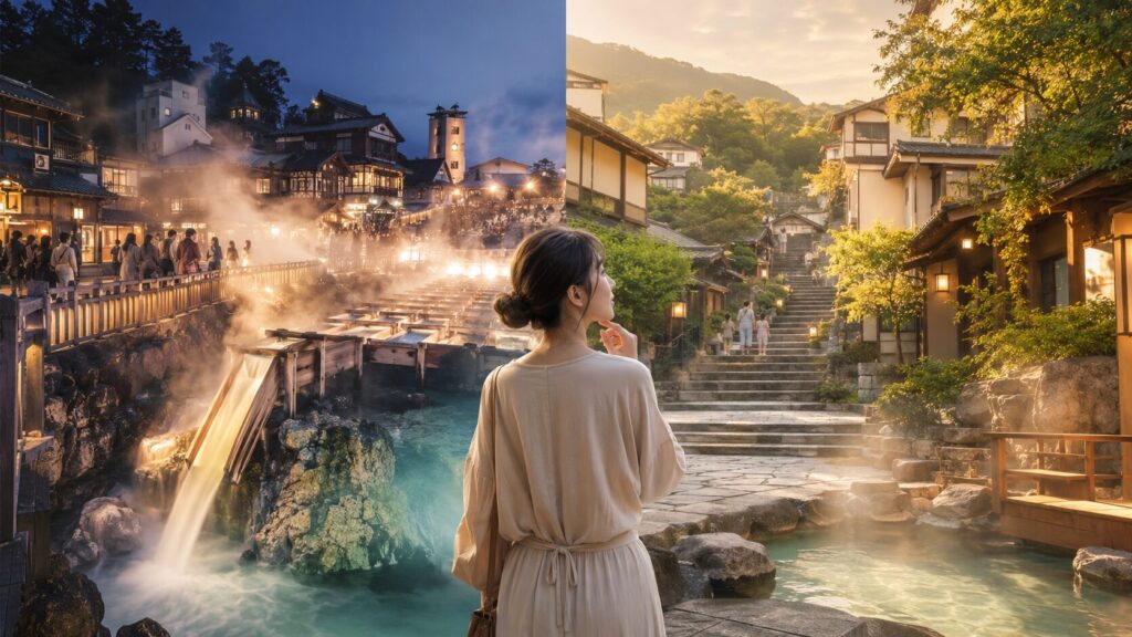 草津温泉と伊香保温泉はどっち？2026年最新の目的別の違いと選び方