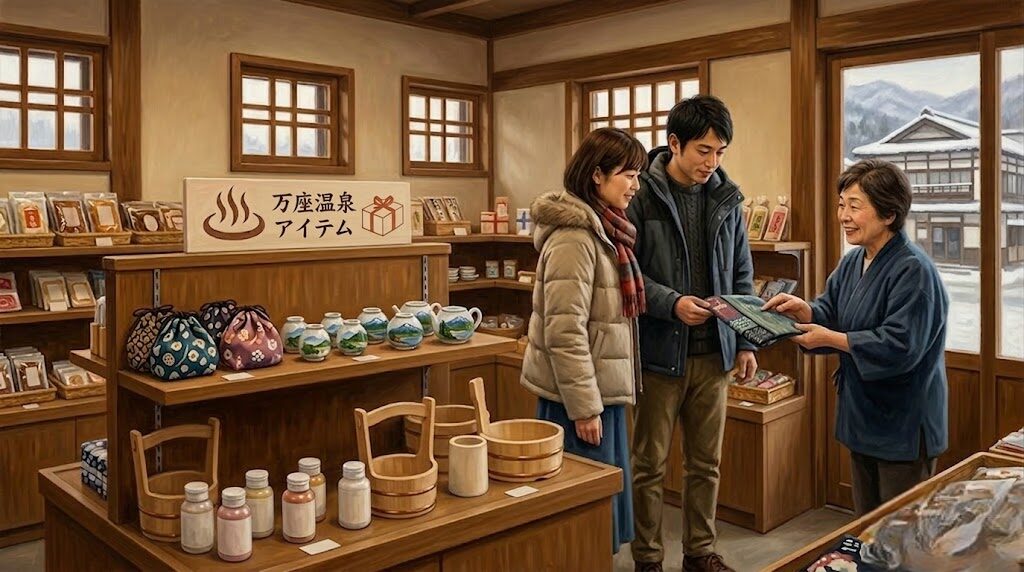 万座温泉のお土産が買える売店情報と限定雑貨の魅力
