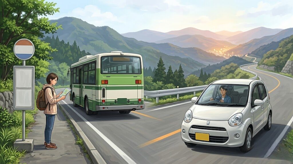 四万温泉から伊香保温泉への移動手段と所要時間