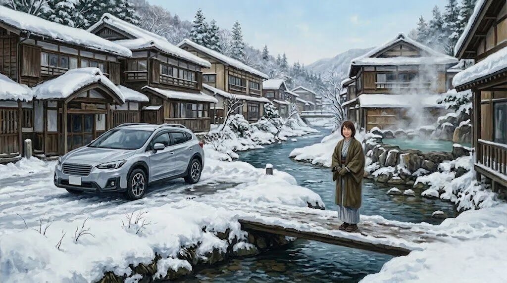 レンタカーを利用する際のスタッドレスや4WDの選び方