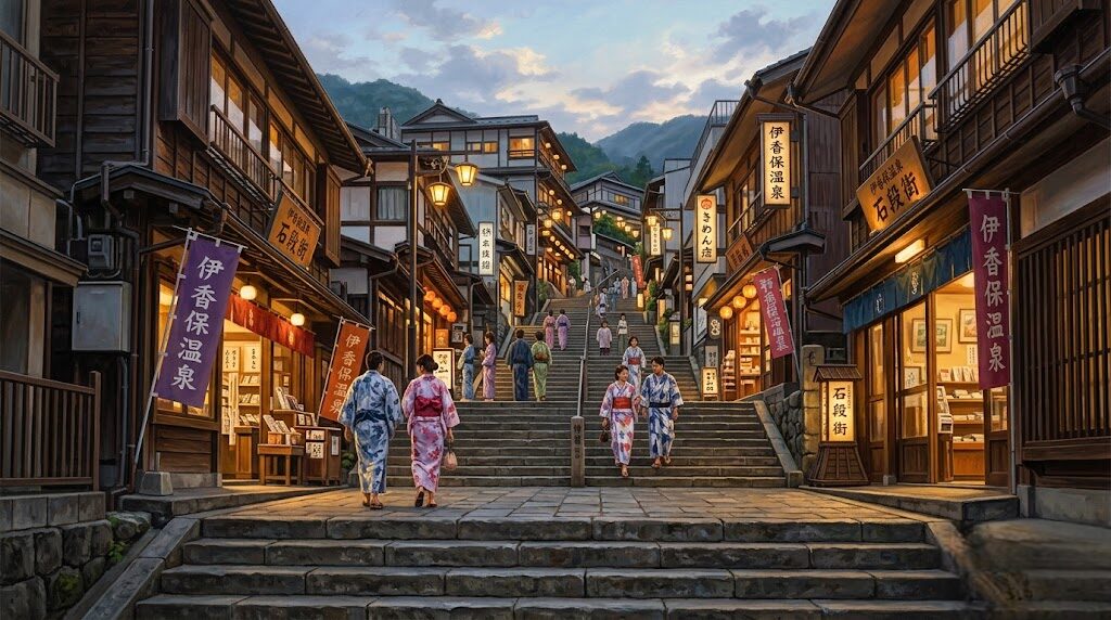 群馬の伊香保温泉を満喫する！石段街の歩き方や駐車場などについて解説