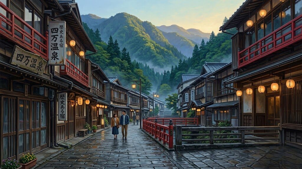 歴史と自然が織りなす群馬の四万温泉の魅力