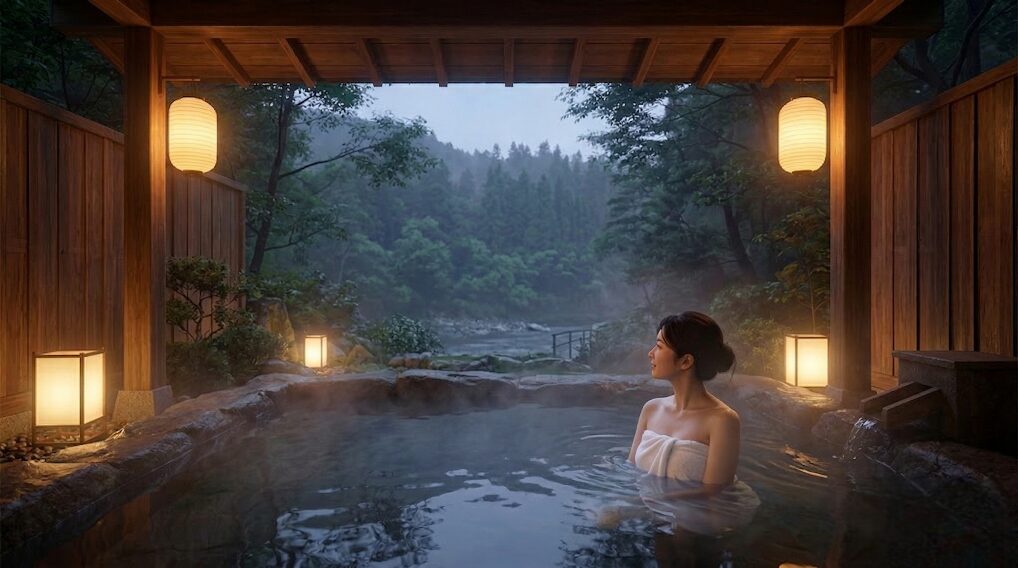 貸切露天風呂のほおずき亭で味わう極上の癒やし