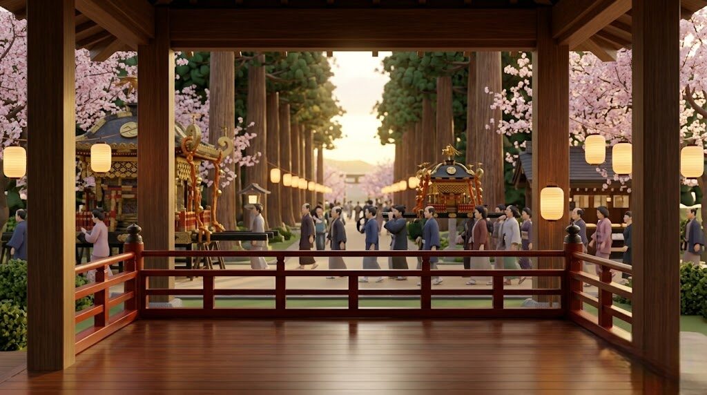 春季例大祭などの混雑状況と季節のイベント