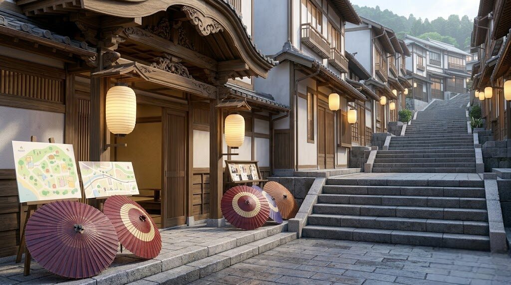 石段街の散策に便利な伊香保温泉宿