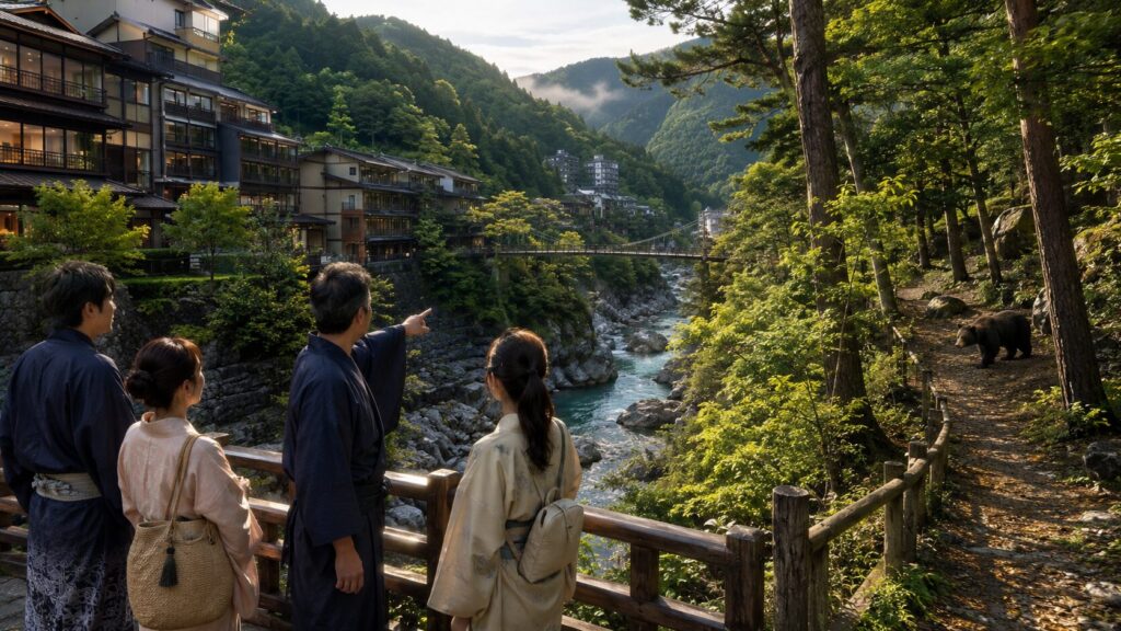 鬼怒川温泉の熊が出る理由と場所を整理