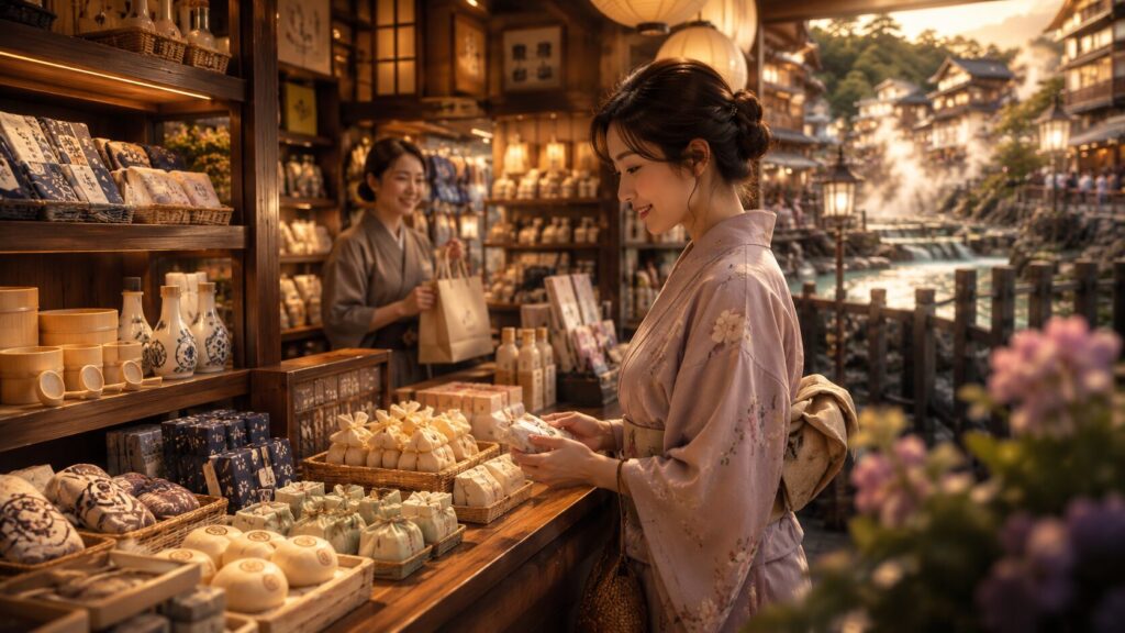 草津温泉のお土産や買い物