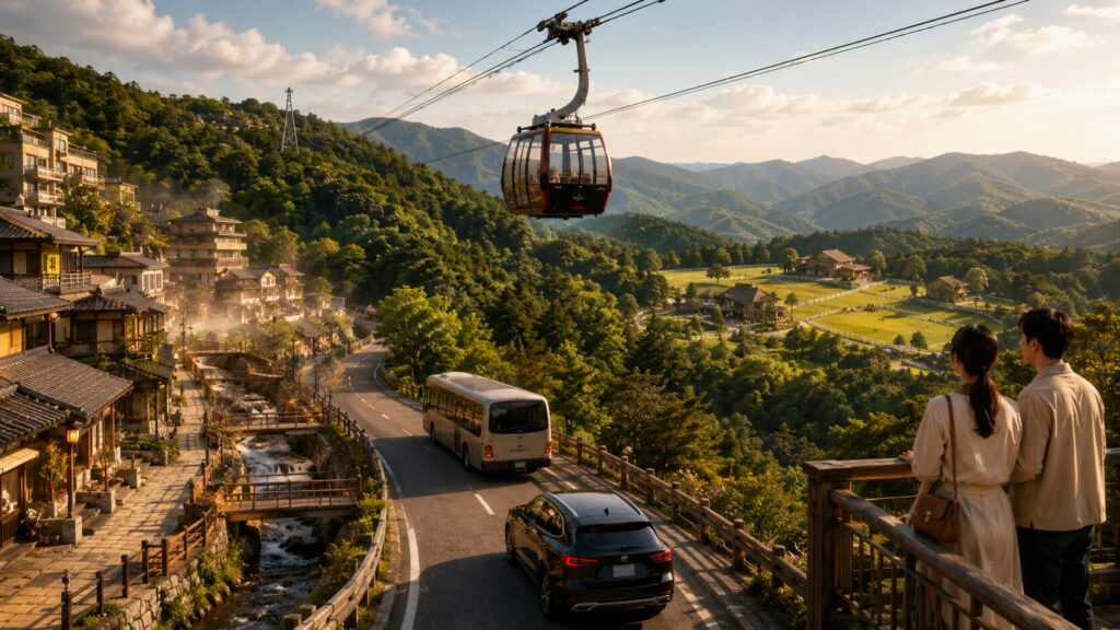 有馬温泉から六甲山牧場へ｜ロープウェーやバス・車を徹底比較
