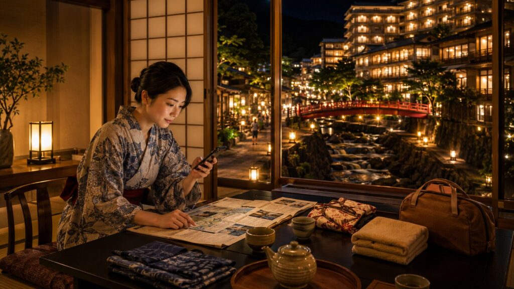 有馬温泉の夜の楽しみは事前準備で決まる