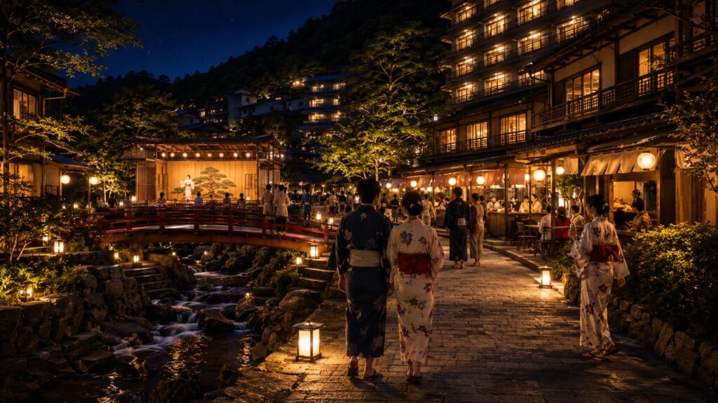 有馬温泉の夜の楽しみを目的別に選ぶ方法