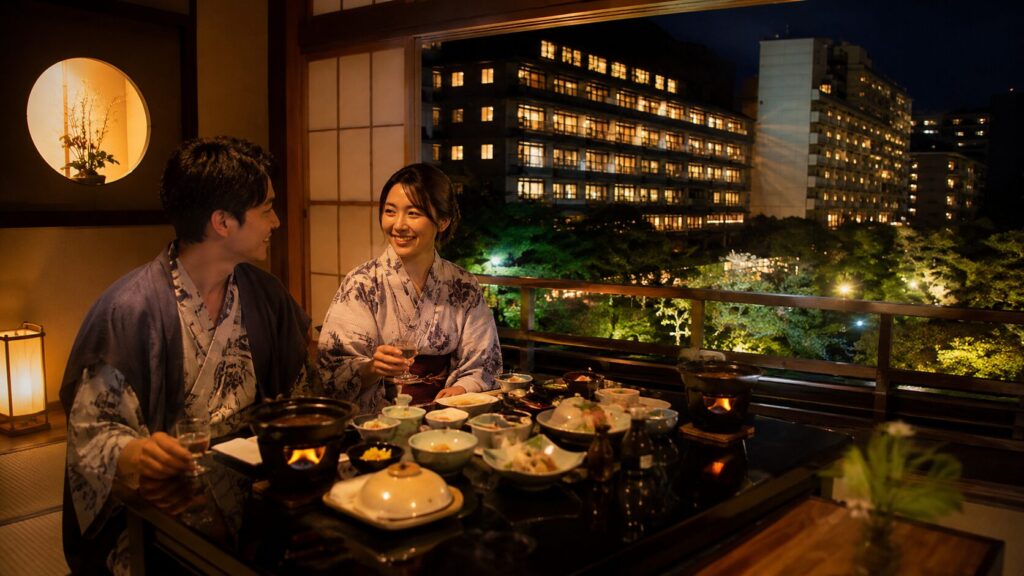 鬼怒川温泉の食事と夜の過ごし方