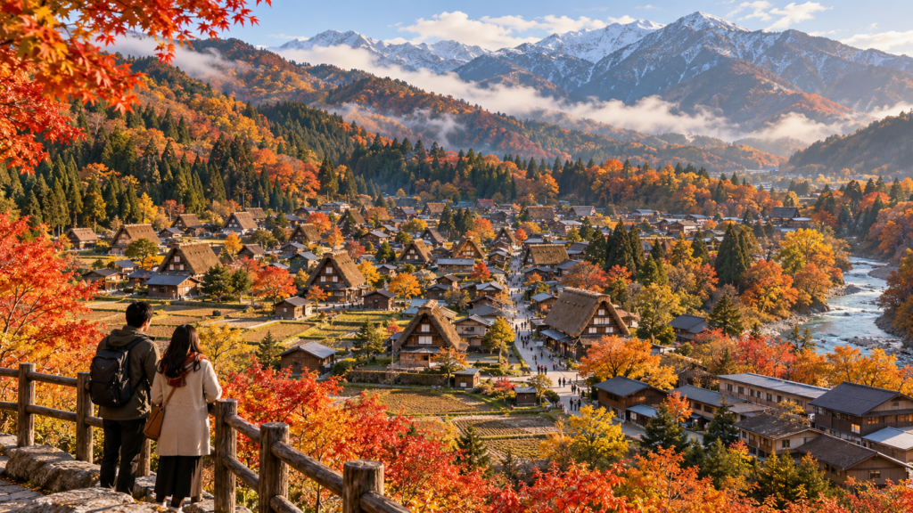 白川郷のベストシーズンはいつ?紅葉や雪・混雑と周辺温泉を解説